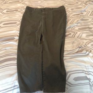 Tinseltown Army Green Jeans size 15